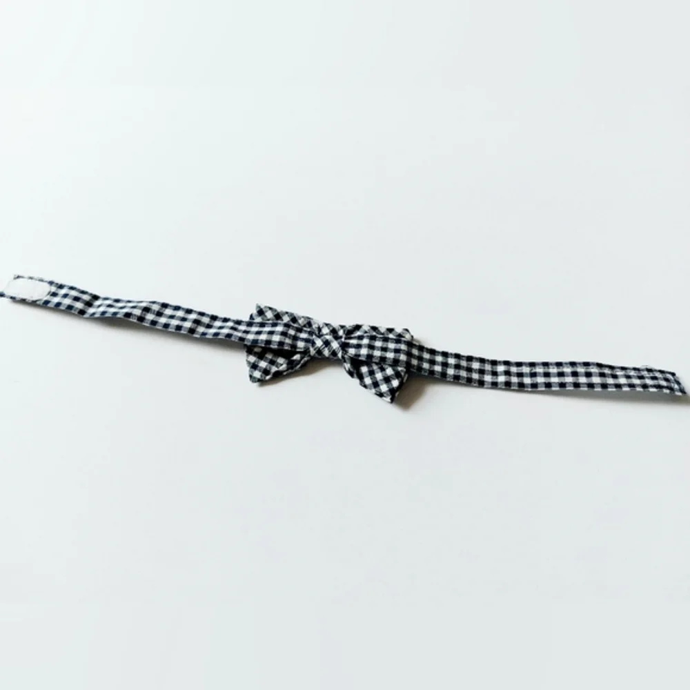 Baby‎ Bowtie Blue & White Checkered Plaid 0-6 months